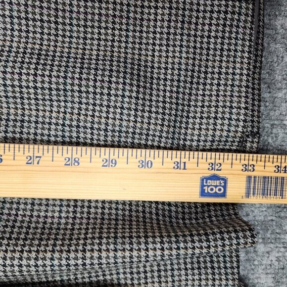 Ralph Lauren Blazer Mens 44L Wool Houndstooth 2 Button Sports Coat Jacket - Picture 9 of 16